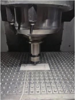 Figure 4 Vacuum suction cup adsorption milling