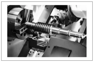 Figure 1 Schematic diagram of thread cutting on a CNC lathe