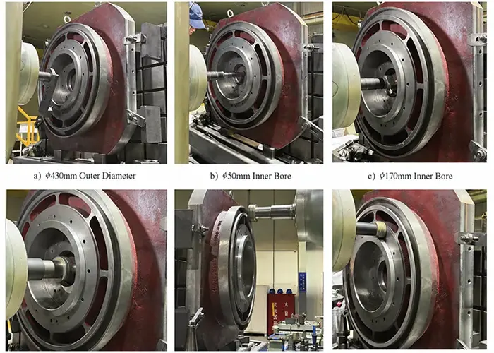 Reverse Boring Technology for Horizontal Machining Center Worktable In House Precision Machining Process